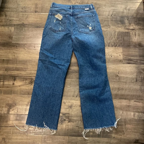 NEW Boyish Mikey distressed High Rise Wide Leg Jeans - Picture 7 of 7